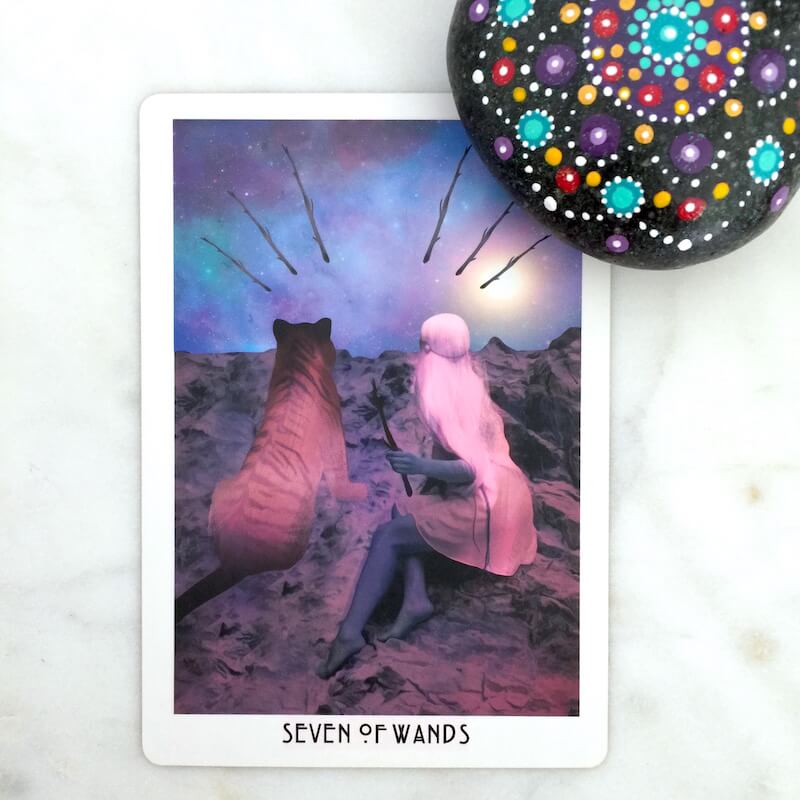 Tarot Diaries: Magical Self Defense - 7 of Wands